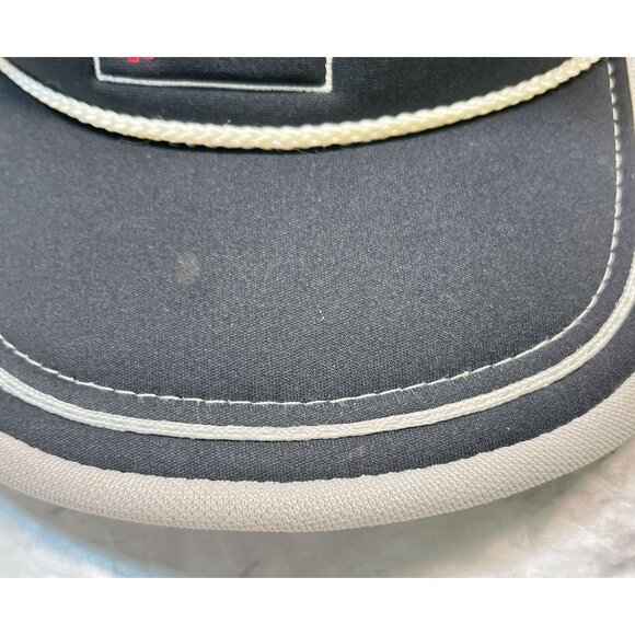 Vintage Idaho Bit & Steel Trucker Hat Mesh Snapback Black State Outline 90s - Picture 7 of 9